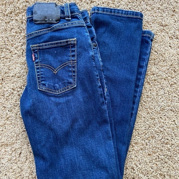 Jeans Kids Levi’s 511 Slim Fit Size 12 Reg - Picture 3 of 6